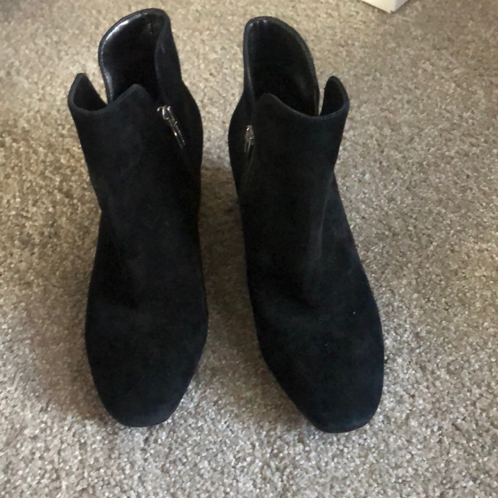 Vince camuto black ankle boots